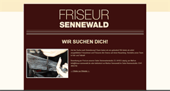 Desktop Screenshot of friseur-sennewald.de