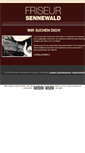 Mobile Screenshot of friseur-sennewald.de